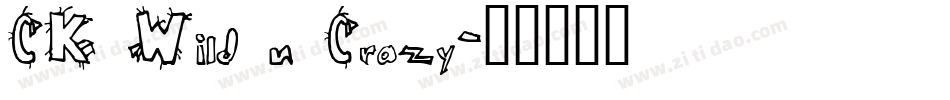 CK Wild n Crazy字体转换